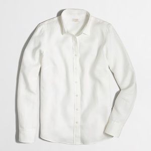 J.Crew Staple White Button Down